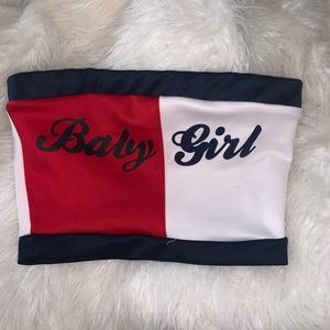 Baby girl tube top